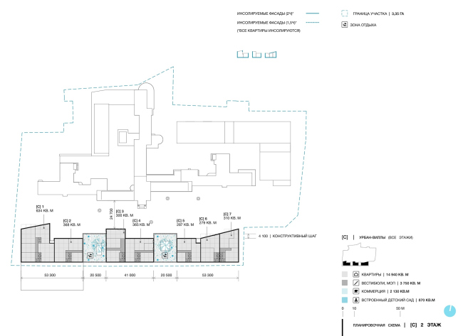 Green Coppice House. The floor plans. The 2nd floor  OSAArchitects