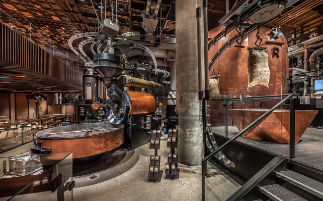 Starbucks Reserve Roastery (NY).   Matt Glac.  Starbucks