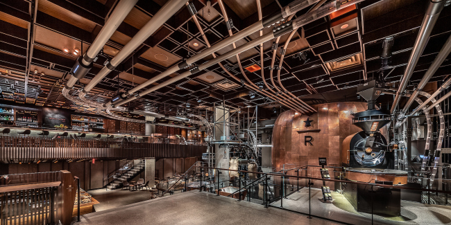 Starbucks Reserve Roastery (NY).   Matt Glac.  Starbucks