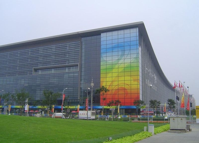 Пекинский Олимпийский «Зеленый» Конгресс-центр. Фото:  Doma-w via Wikimedia Commons. Лицензия GNU Free Documentation License, Version 1.2