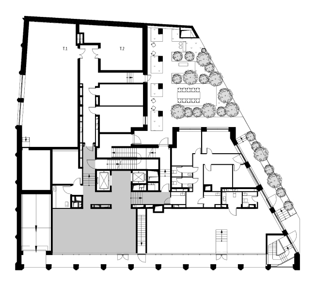 Plan at the mark of 0.00  APEX project bureau