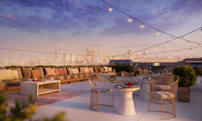 View of the usable roof � APEX project bureau