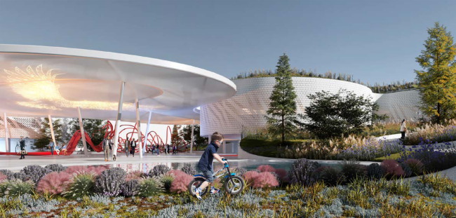 Concept of the “Park of the Future Generations” in Yakutsk  Atrium, Vostok+