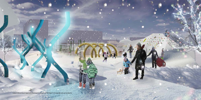 Concept of the “Park of the Future Generations” in Yakutsk  iCube, SmartHeart Agency, Project Group 8, PB Start, Yakutia Landscape Design Center