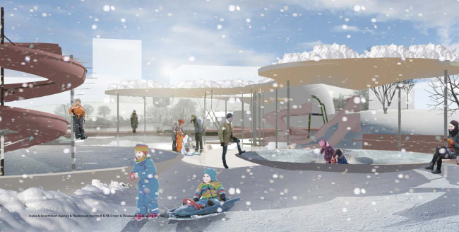 Concept of the Park of the Future Generations in Yakutsk � iCube, SmartHeart Agency, Project Group 8, PB Start, Yakutia Landscape Design Center