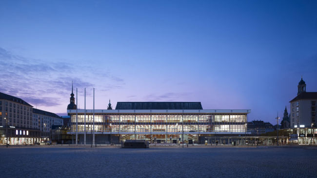 Дворец культуры в Дрездене – реконструкция. Фото © Christian Gahl /gmp Architects