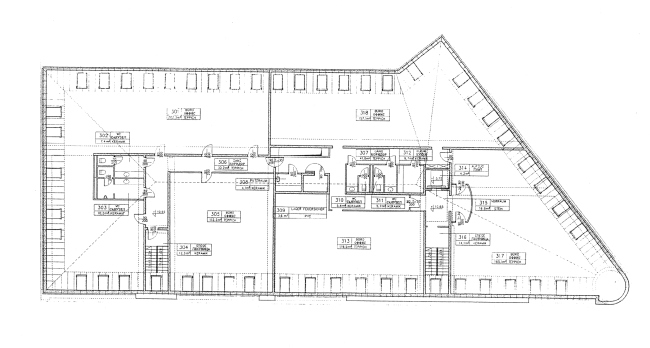 The attic floor. Project. Green House. The reconstruction project at Bolshaya Nikitskaya, 17, Bld. 1. ABV Architects, Pavel Andreev