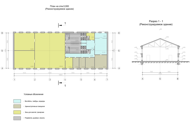 The housing project on the Prilukskaya Street. Plan of the reconstructed building � Anatoly Stolyarchuk Architectural Studio