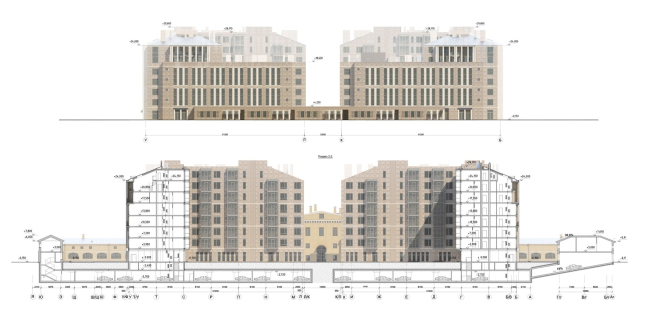 The housing complex on the territory of Petmol Factory