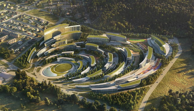 ��������� ��������� ������ ����������� � ����-���������� � Zaha Hadid Architects  
