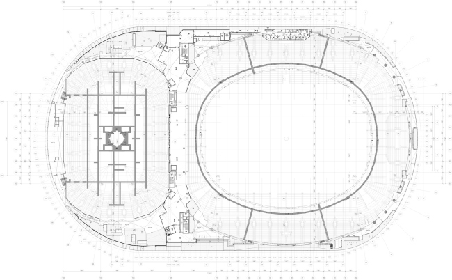Реконструкция стадиона «Динамо». ВТБ Арена Парк. План 8 этажа