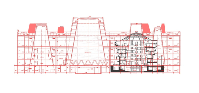 Музей науки и техники Exploratorium в сравнении с музеем Гуггенхайма в Нью-Йорке © Bernard Tschumi Architects