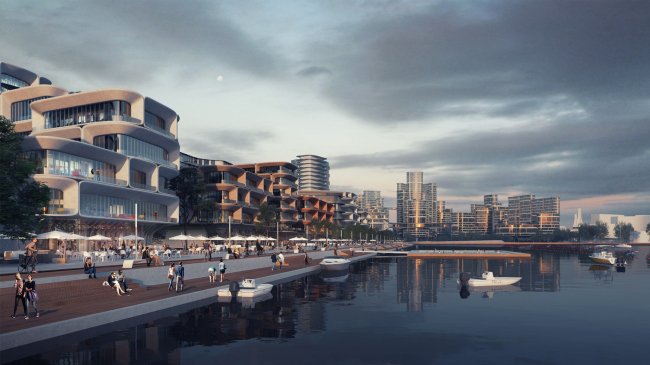 Rublevo-Arkhangelskoe, architectural and town planning concept. The competition winning project