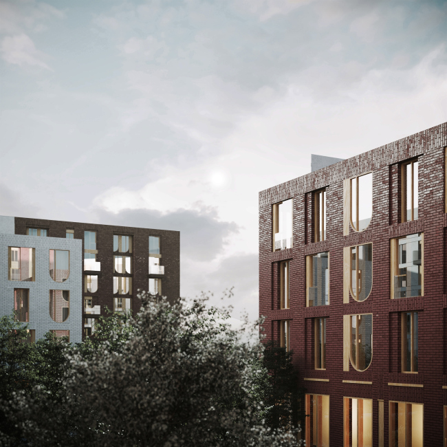 Pokrovsky housing complex in Izhevsk. Project copyright � MAYAK architects