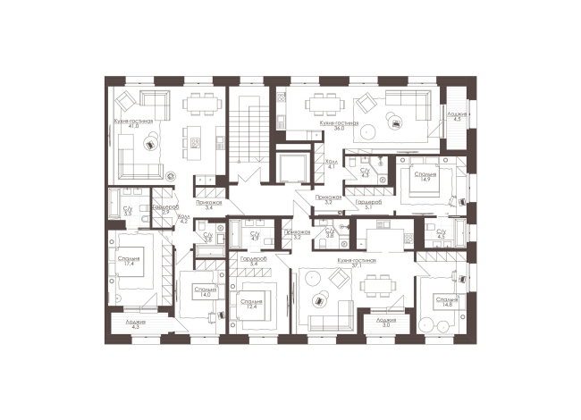 LVIII housing complex. Section 1