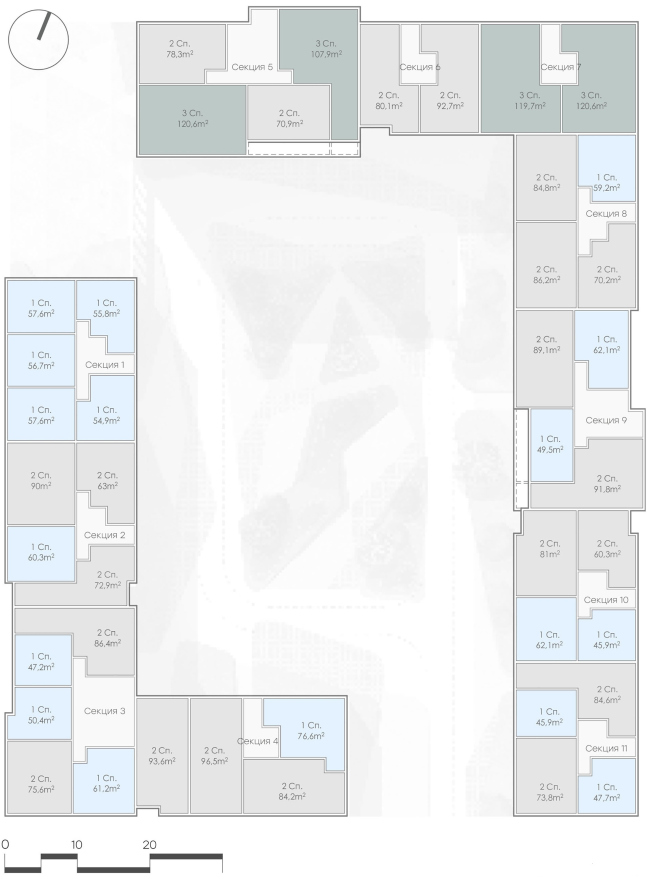 LVIII housing complex. The apartments