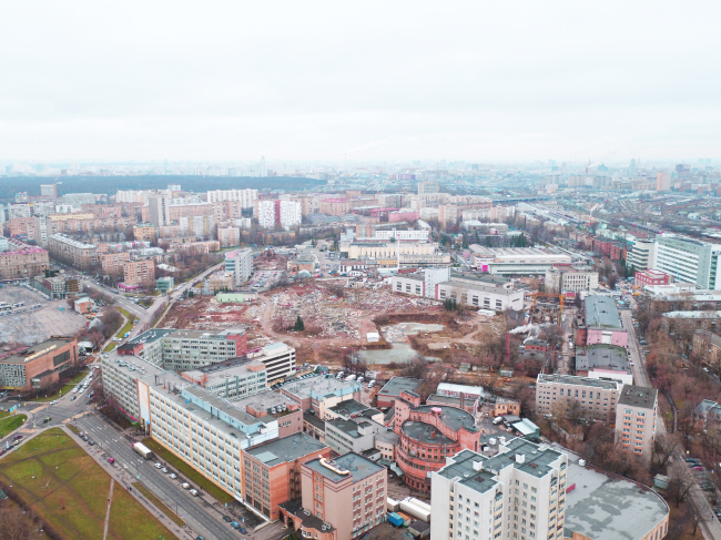 ILOVE housing complex. Territory of the former meat processing factory