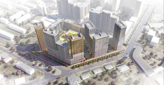 Universitetsky multifunctional compound. Birds-eye view