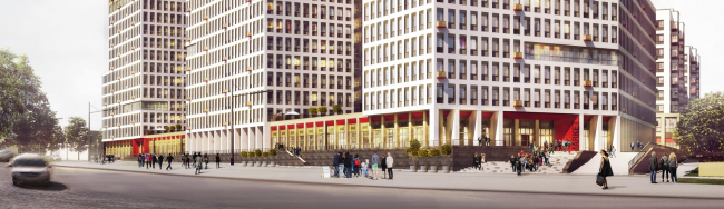 Universitetsky multifunctional complex. Fragment