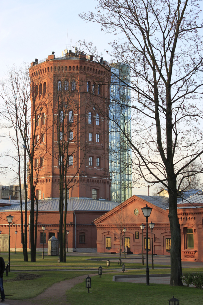 “Water Universe” museum. The reconstruction of a water tower