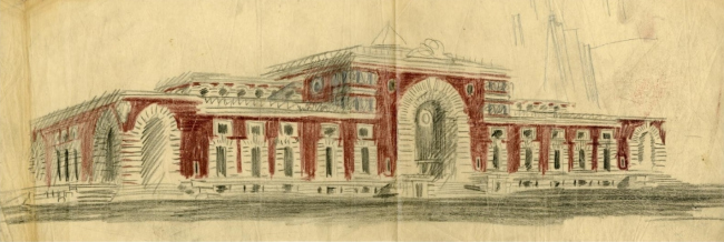 The railway station in Kursk. 1945 � 1952