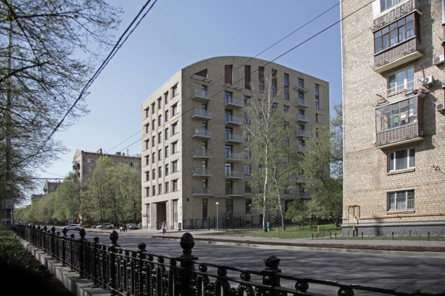 Plan. The housing complex Shchastye na Serpukhovke. View from the Serpukhovskoi Val Street