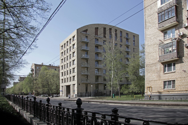 Plan. The housing complex “Shchastye na Serpukhovke”. View from the Serpukhovskoi Val Street