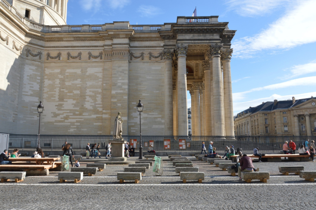 Площадь Пантеона – реконструкция. Пробный этап