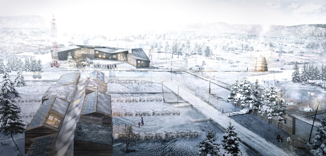 Concept of a tourist cluster in the settlement of Oymyakon