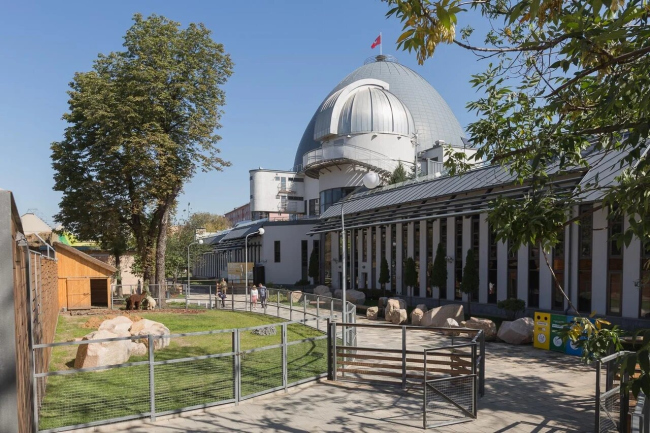 The children′s zone of the Moscow Zoo