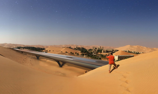 ������� ������� ��� ������� Hyperloop