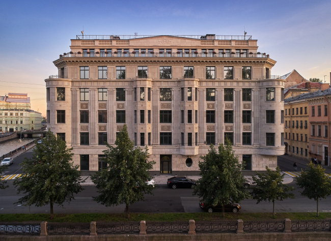 High-end residential complex Art View House on the Moika Embankment, 102, 2019