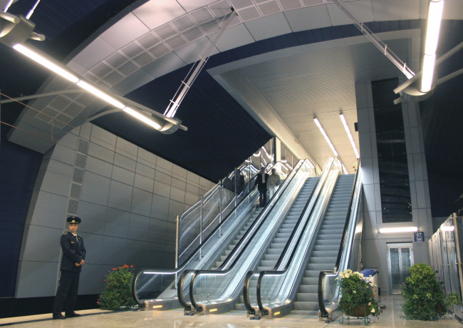 Подземный железнодорожный терминал Аэроэкспресса