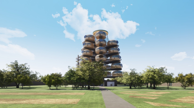 ��������� � ��������� Le Château Des Pères. ����������� Agence d′Architecture Unité