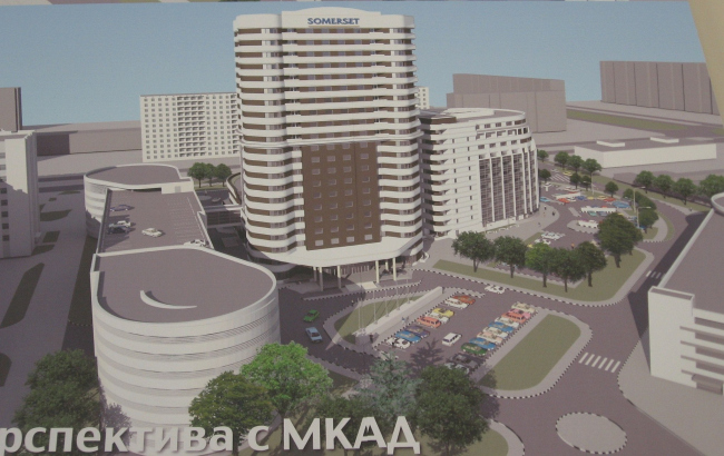 Перспектива с МКАД. Градостроительное обоснование МФК «Апарт-отель »Орбита« на ул. Кулакова, вл. 20. »НИиПИ Генплана Москвы«, »СТК Панорама". Архитекторы: Б. Фалк, А. Логунов, В. Логунов, инж. В. Бурдюг. Перспектива с МКАД. Градостроительное обоснование МФК «Апарт-отель »Орбита« на ул. Кулакова, вл. 20. »НИиПИ Генплана Москвы«, »СТК Панорама". Архитекторы: Б. Фалк, А. Логунов, В. Логунов, инж. В. Бурдюг.