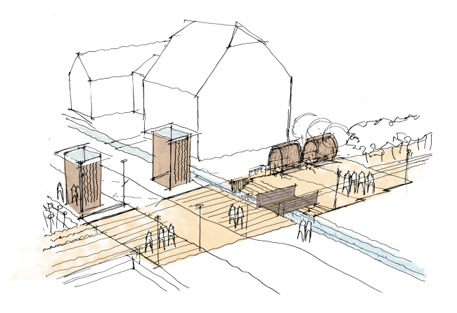 ������� Portes Bonheur � le Chemin des Carrières. ����