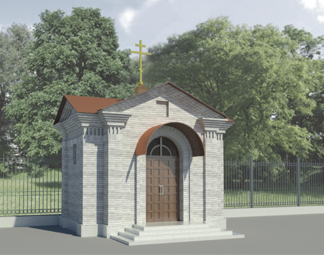 Project of the chapel on the territory of the Resurrection Church. The residential complex Metsenat in Kadashi
