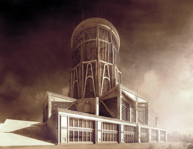 Next to the Reactor Series, 2014. Computer graphics. Paper project