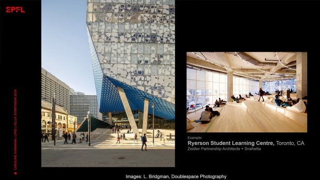 �� ����������� �� ���������� Velux ������� �������, ����������������� ����������� ��������������� ����� (EPFL) � ������� (���������). ������� ������� ������ ���� �������� ������������� �� �������� ����� � ���� Transsolar � ���������, ����� ��� � ������� ������� ����������� ���������� ����� ARUP � �������. �� ���������� ��� ���������� � ����� �������������: ��� ������������ ���������� ������� ����� ��������������� ������������� � ��������� �����, ���������� �� �� ������������ � ������������� ��������