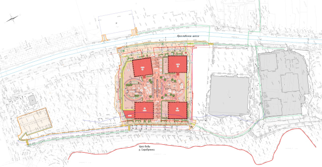 The masterplan. "31 Kvartal (Quarter 31") housing complex