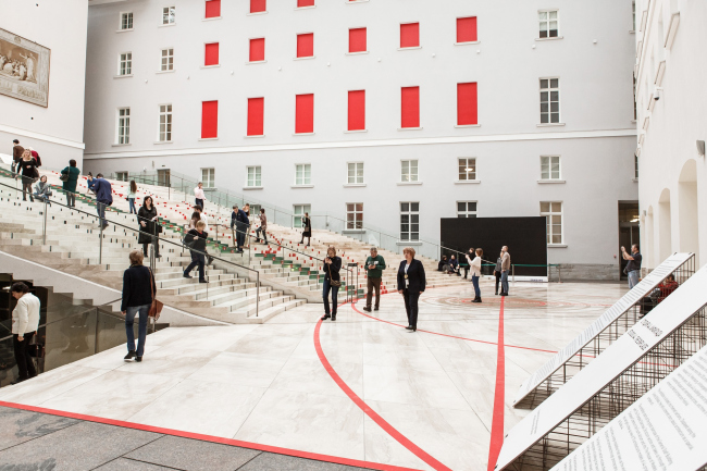 Studio 44. The Enfilade. The exhibition opening, 02.2020