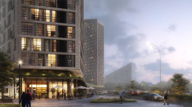 Zurbagan housing project. Concept for Voronezh, 2018