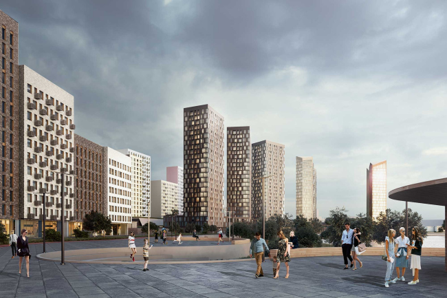 Zurbagan housing complex. Concept of territory development in Voronezh, 2018-2020