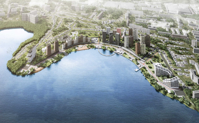 Zurbagan housing complex. Concept of territory development in Voronezh, 2018-2020