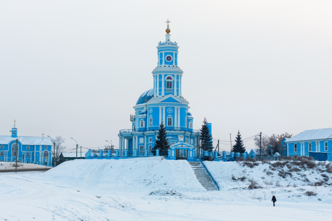 Церковь Казанской иконы Божией Матери в селе Тельма, Иркутской области