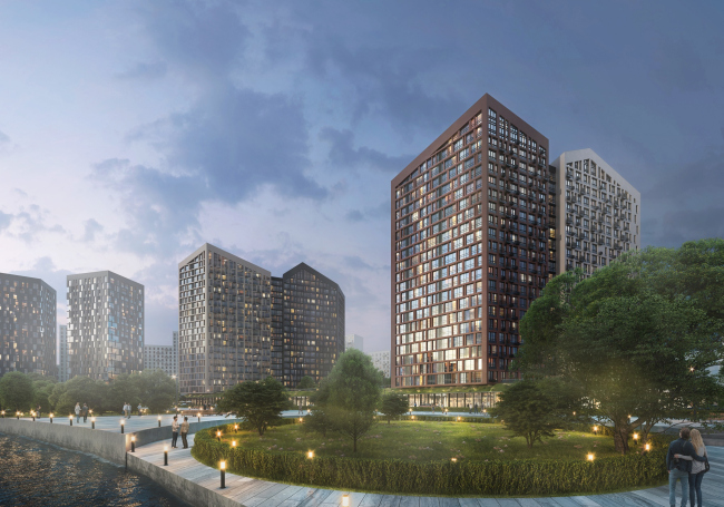 Zurbagan housing complex. Concept of territory development in Voronezh, 2018-2020