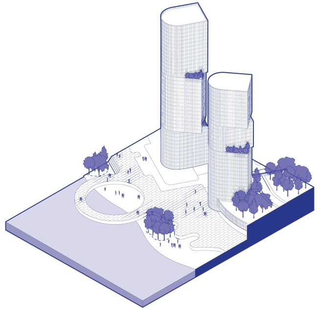 “Zurbagan” housing complex. Concept of territory development in Voronezh, 2018-2020