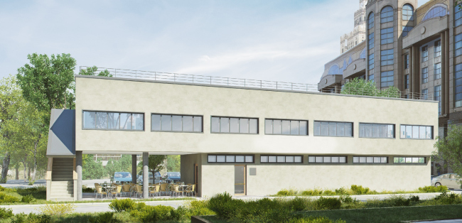 Project of restoring and readjusting the architectural heritage site Narkomfin Laundry