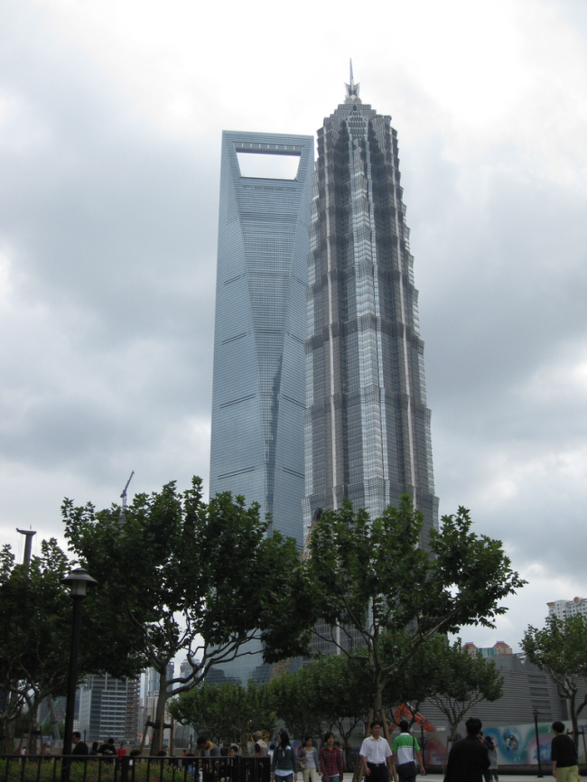 ���������� ��������� ���������� �����. ����� - ����� Jin Mao ���� SOM. ����: Mike Beltzner via flickr.com. �������� CC BY-SA 2.0