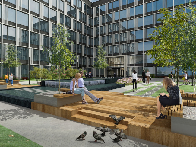 Bravo phase. COMCITY office complex